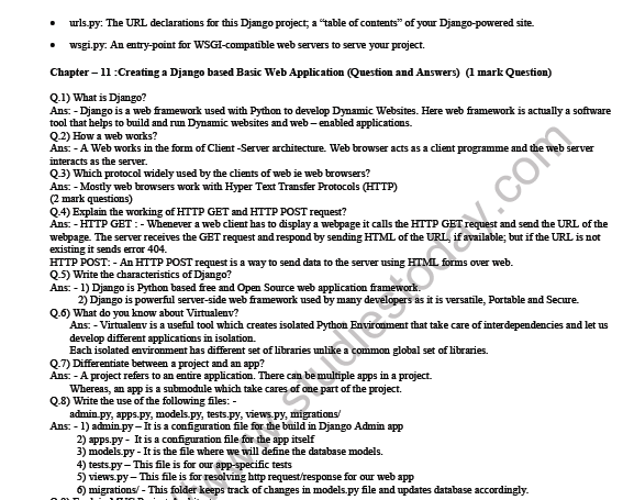 Cbse Class 12 Computer Science Django Notes 6382